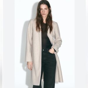 Zara Long Beige Coat